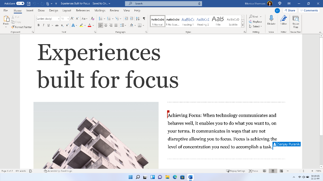 Cовместная работа над документами
